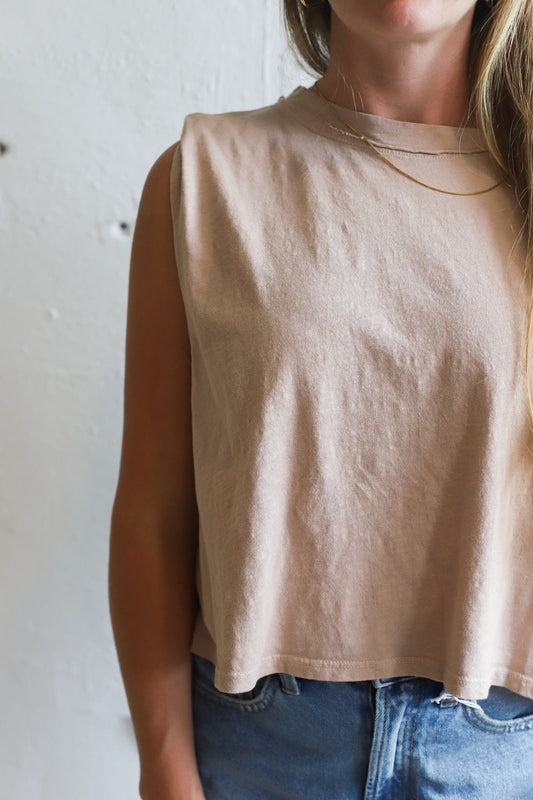 Weekender Tank - Latte