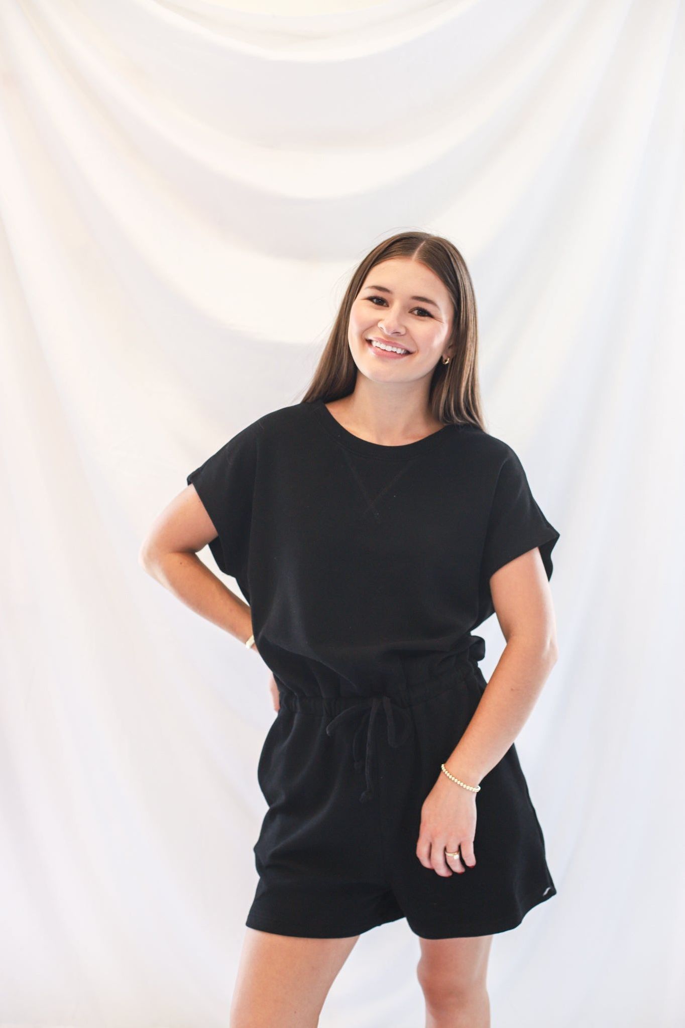 Willow Romper - black