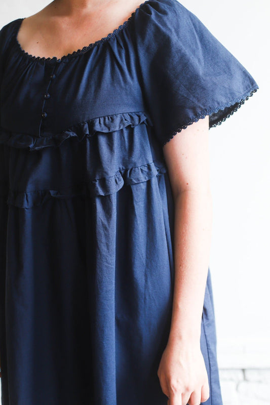 Sundrenched Maxi Dress - Navy