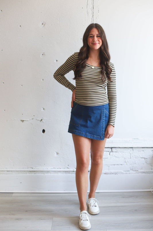 Kaylee Denim Skort