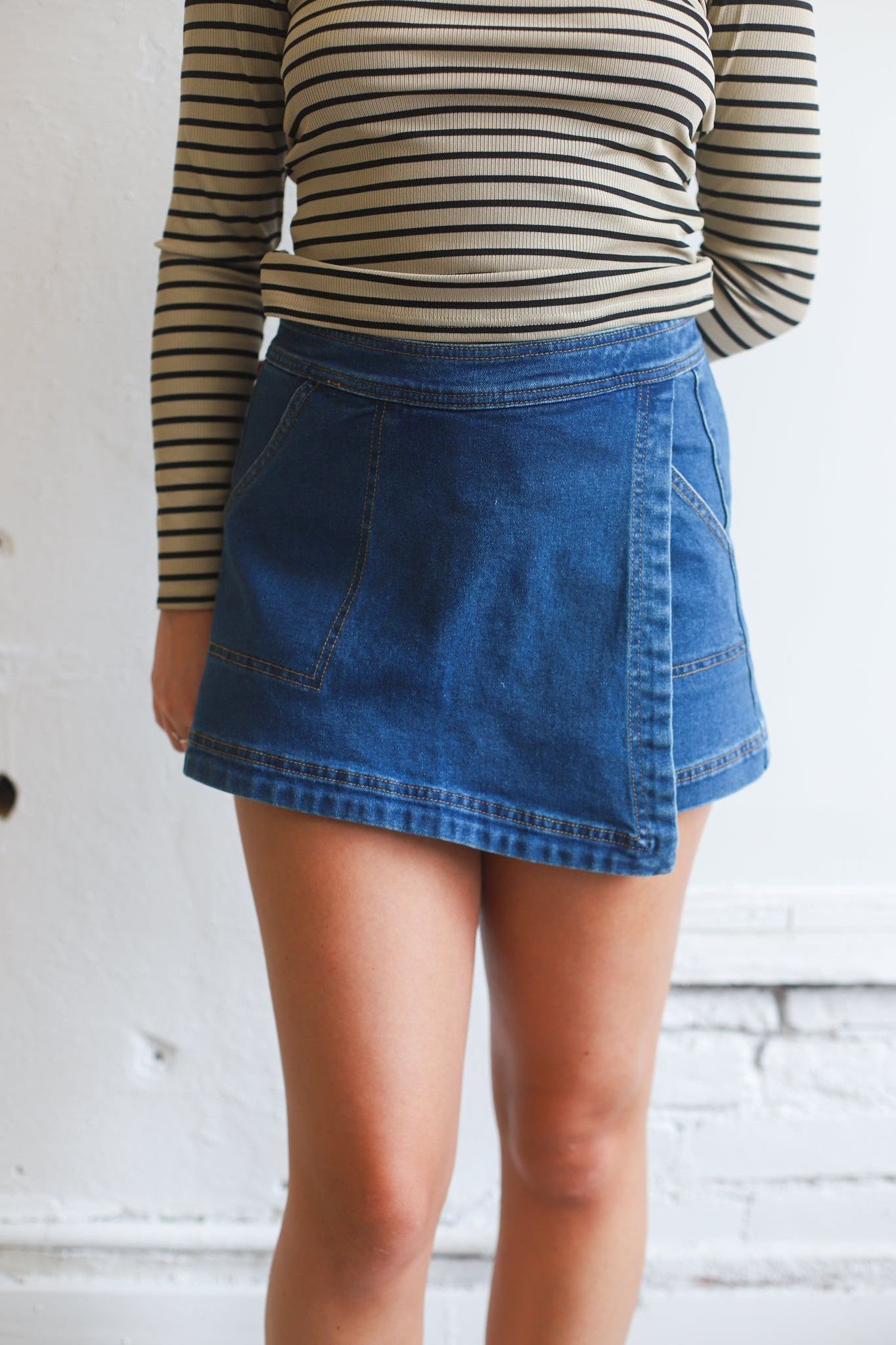 Kaylee Denim Skort