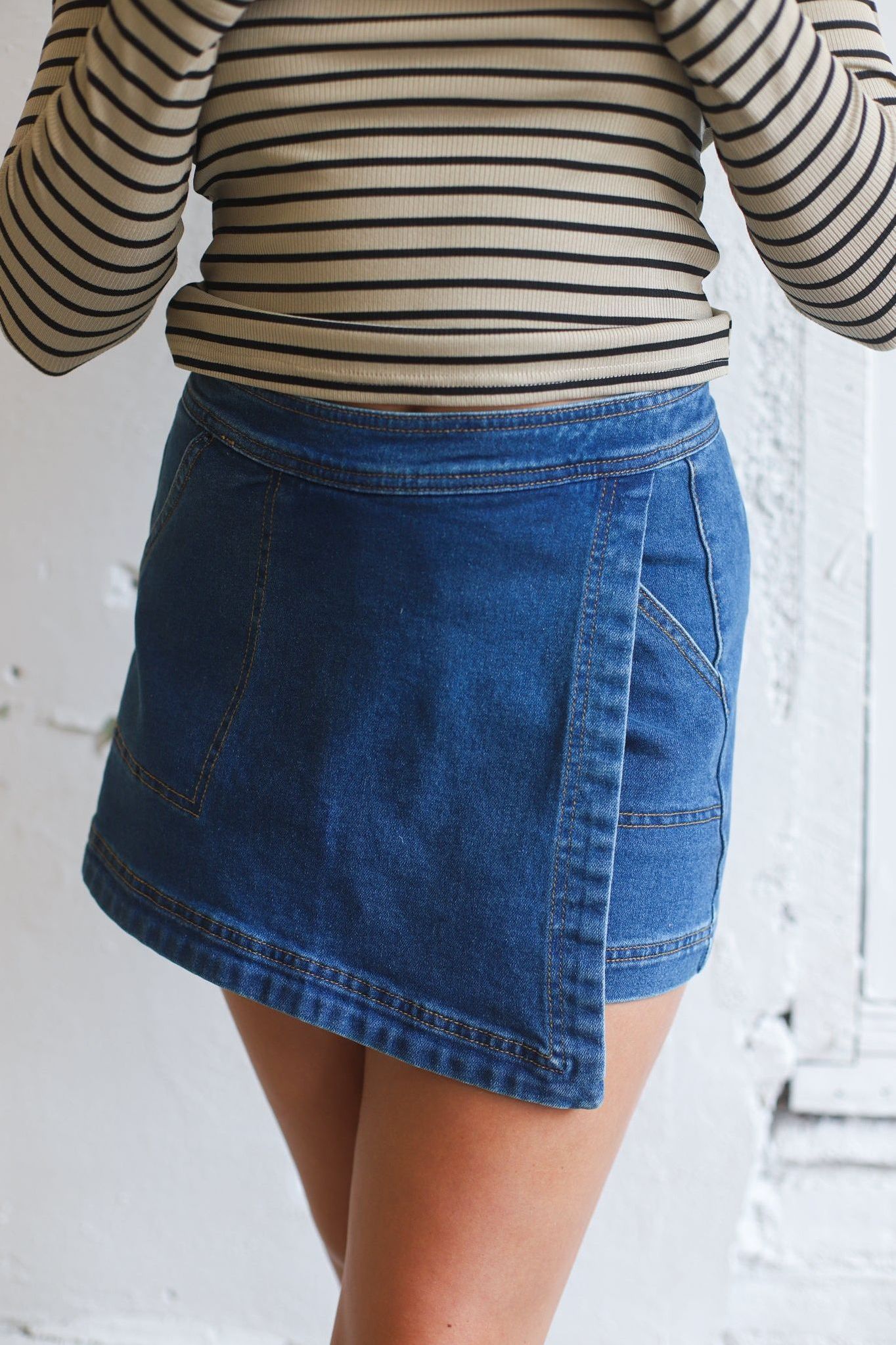 Kaylee Denim Skort