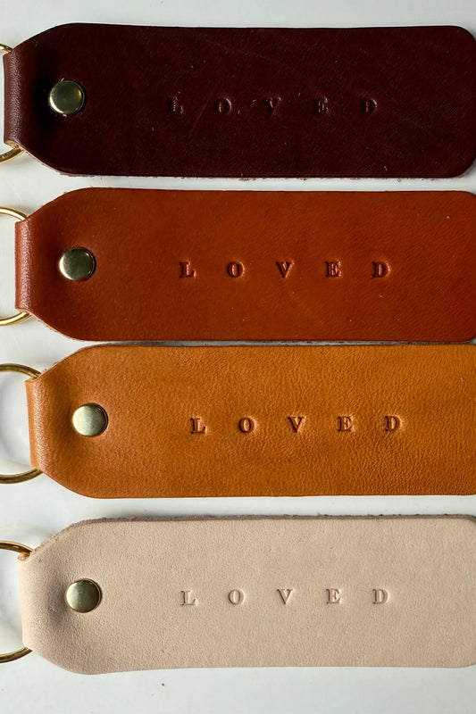 Twin Sparrow Keychain | LOVED (round)