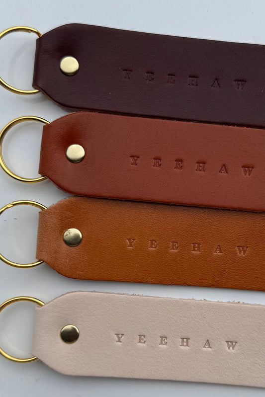 Twin Sparrow Keychain | YEEHAW (round)