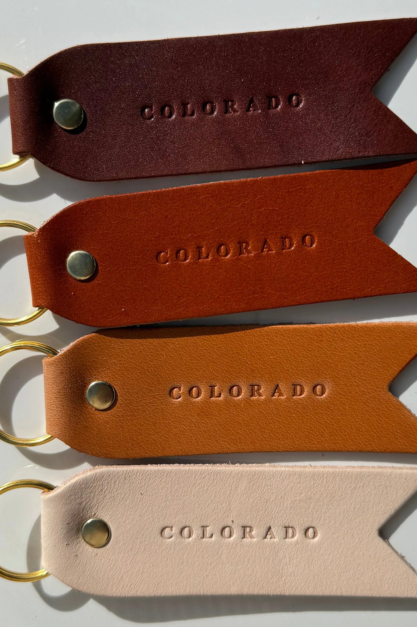 Twin Sparrow Keychain | COLORADO (flag)