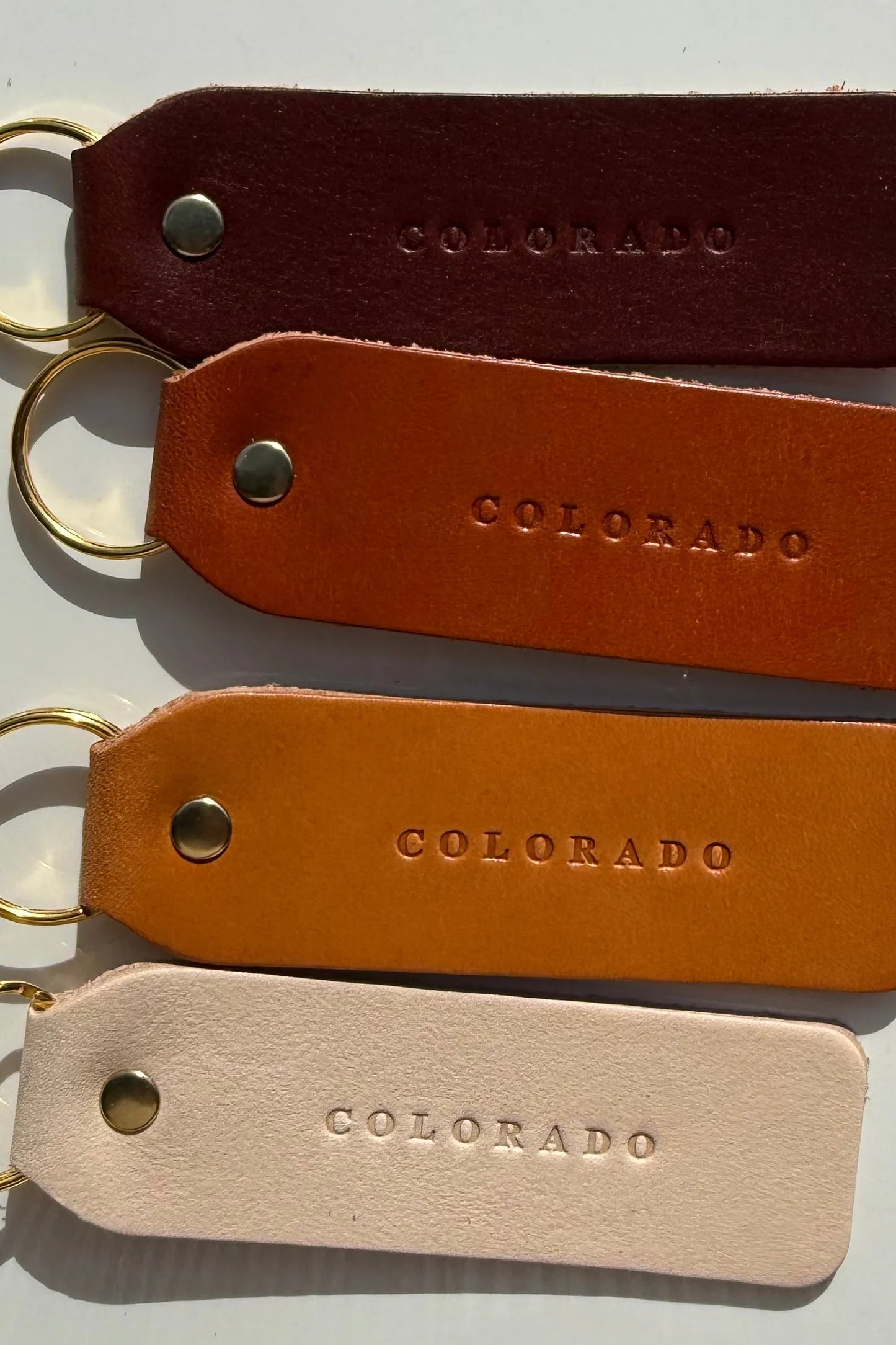 Twin Sparrow Keychain | COLORADO (round)