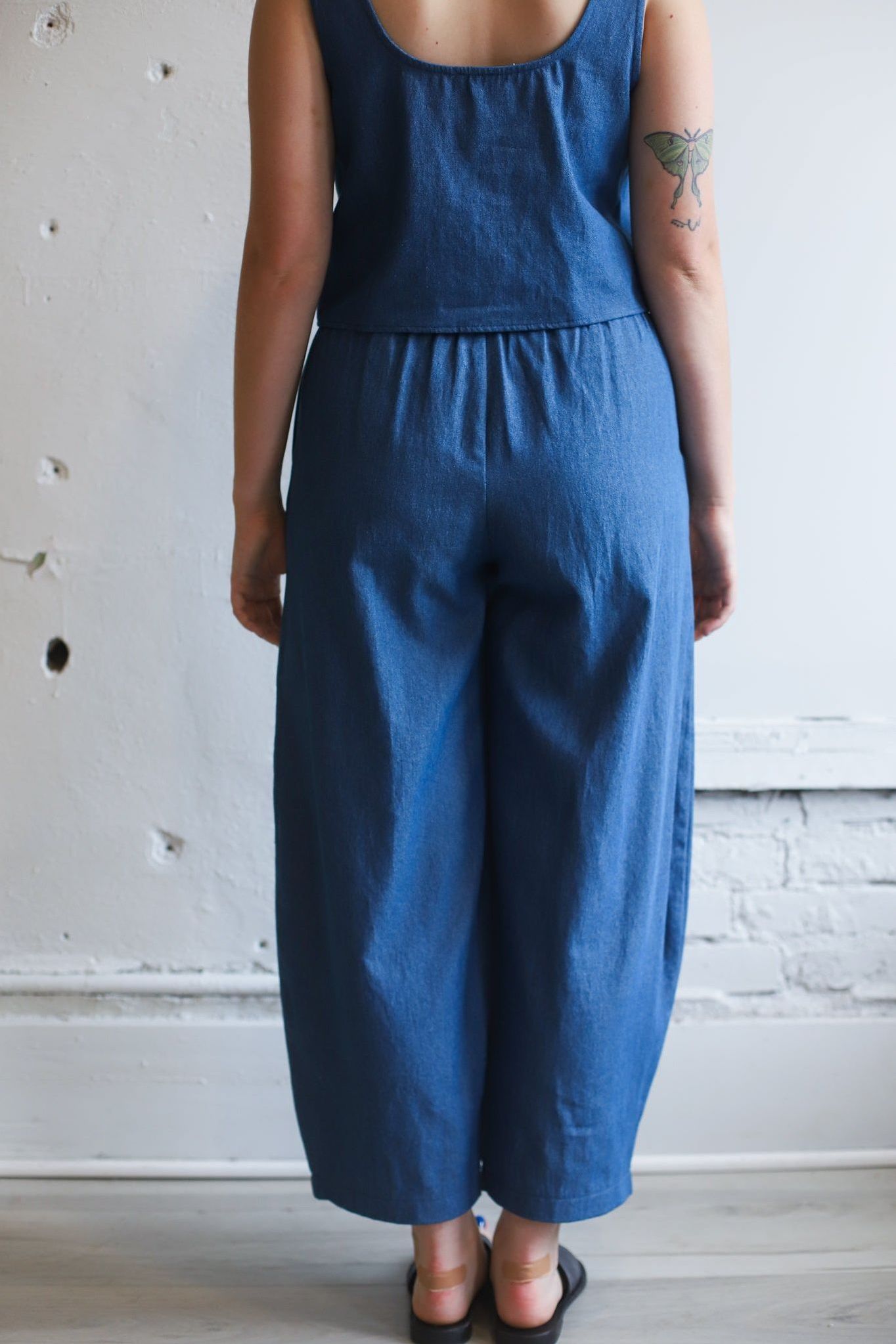 Lantern Denim Pants