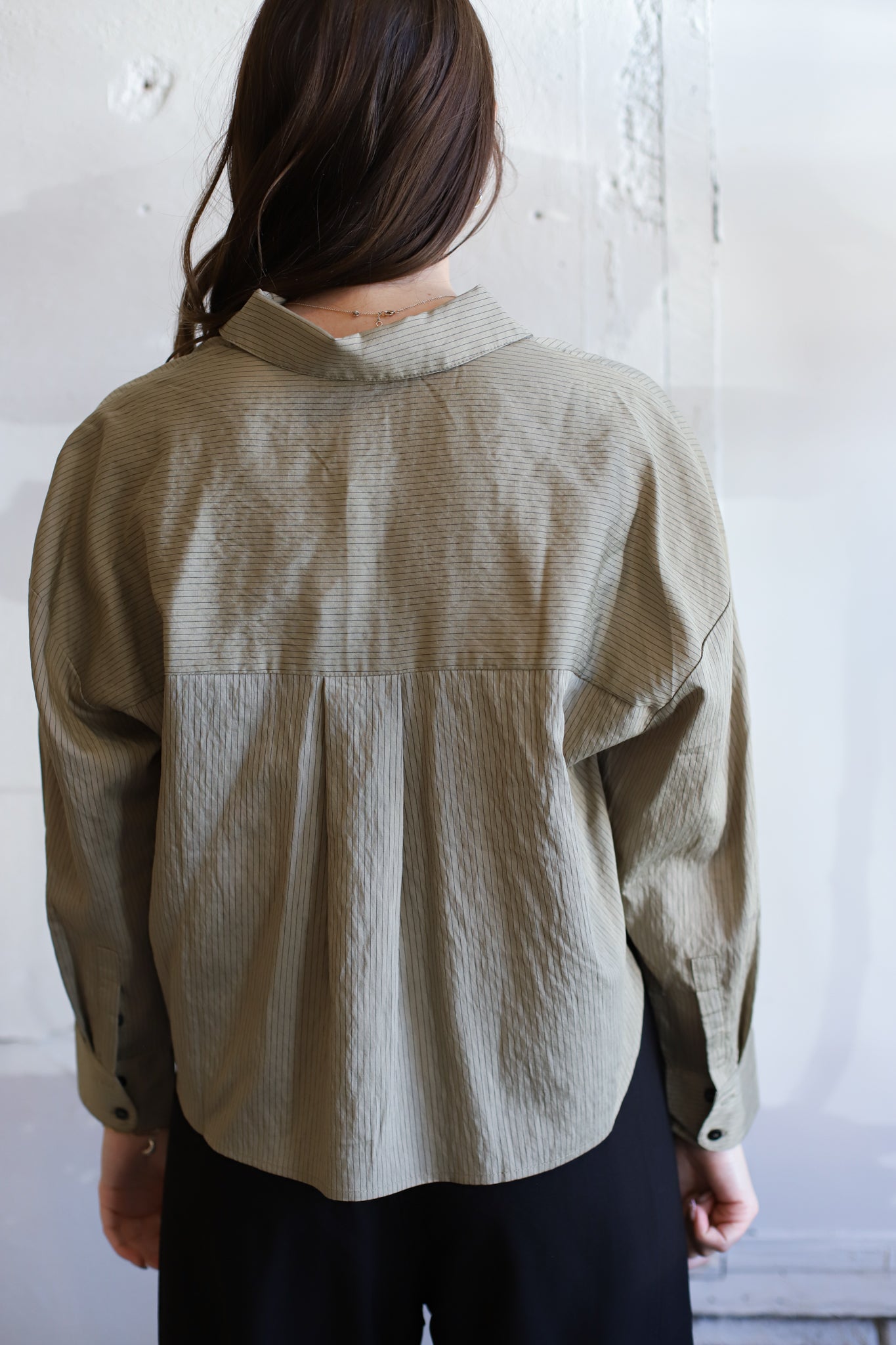 Rita Cropped Button Down