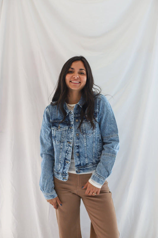 Free People Rumors Denim Jacket