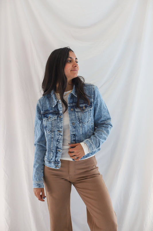 Free People Rumors Denim Jacket