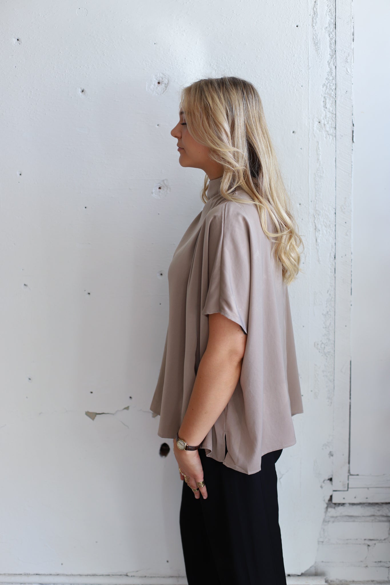 Meredith Mockneck Blouse