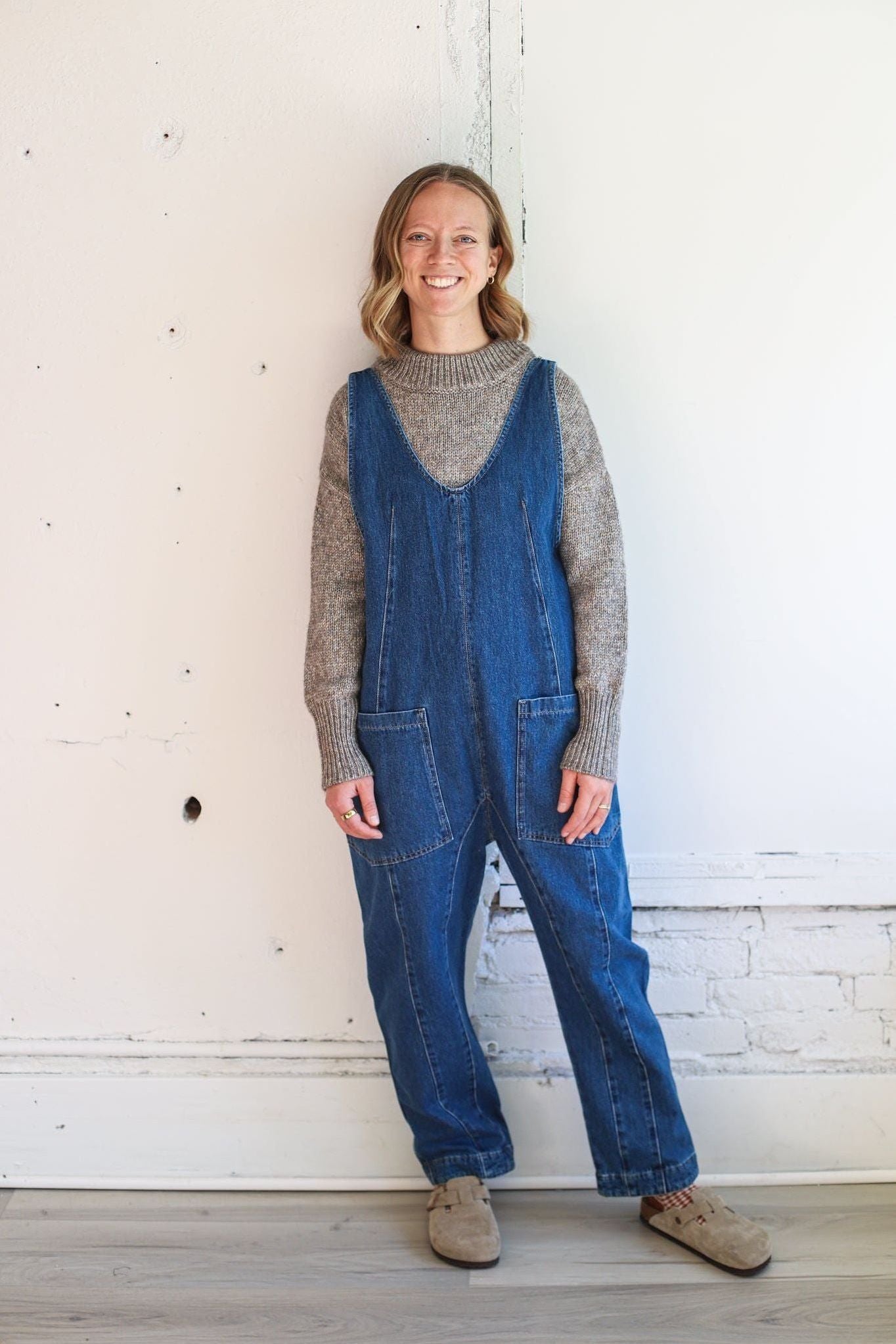 HIgh Roller Jumpsuit/ Sapphire Blue