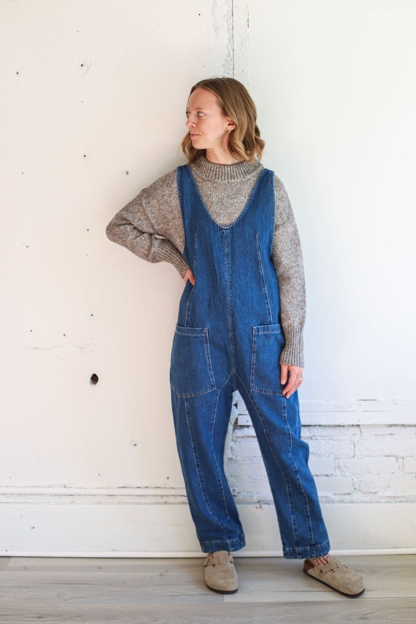 HIgh Roller Jumpsuit/ Sapphire Blue