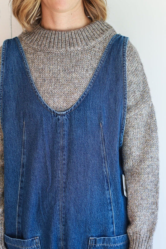 HIgh Roller Jumpsuit/ Sapphire Blue