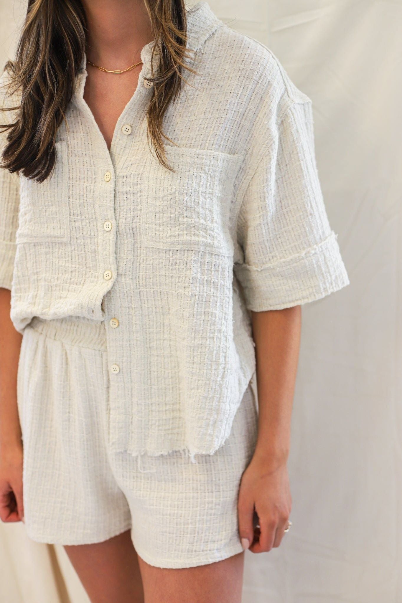 Adorn Button Up