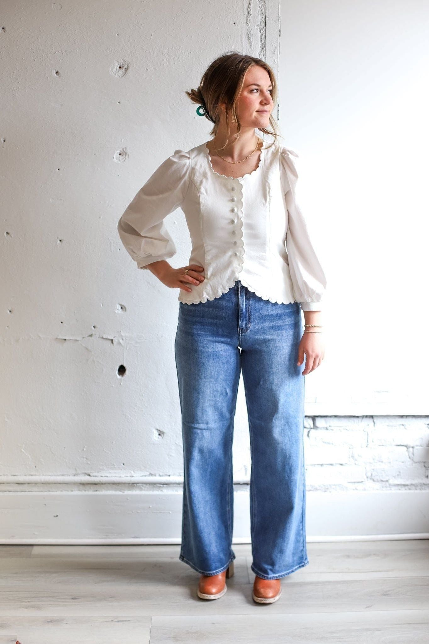 Chloe Wide Leg Jeans