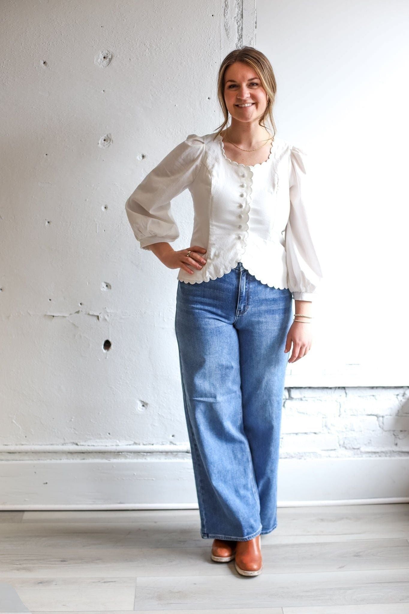 Chloe Wide Leg Jeans