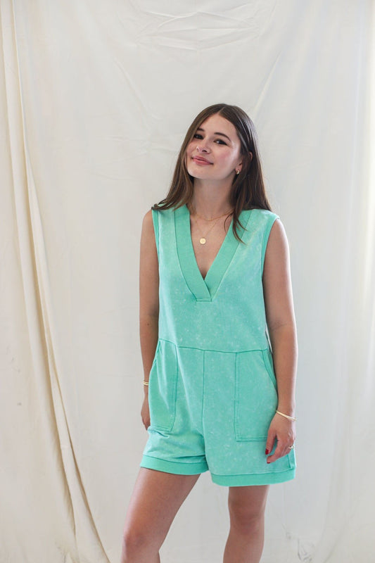 The Siesta Romper- sea