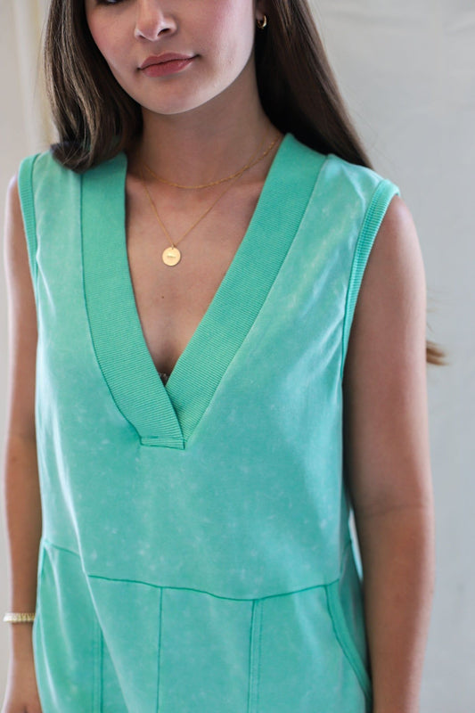 The Siesta Romper- sea