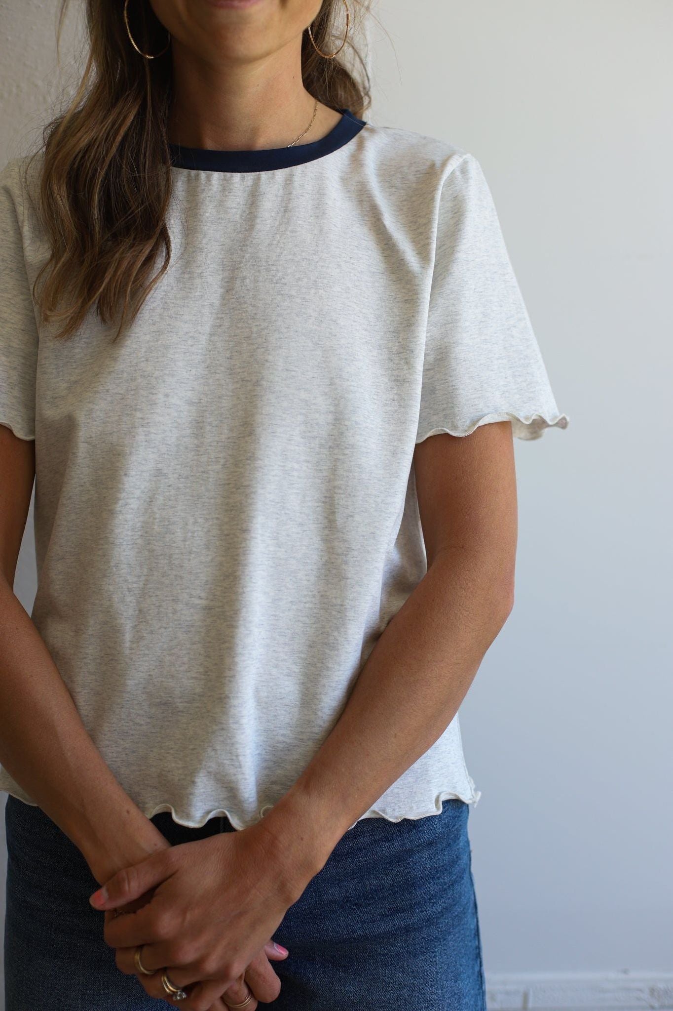 Loren Lettuce Hem Tee