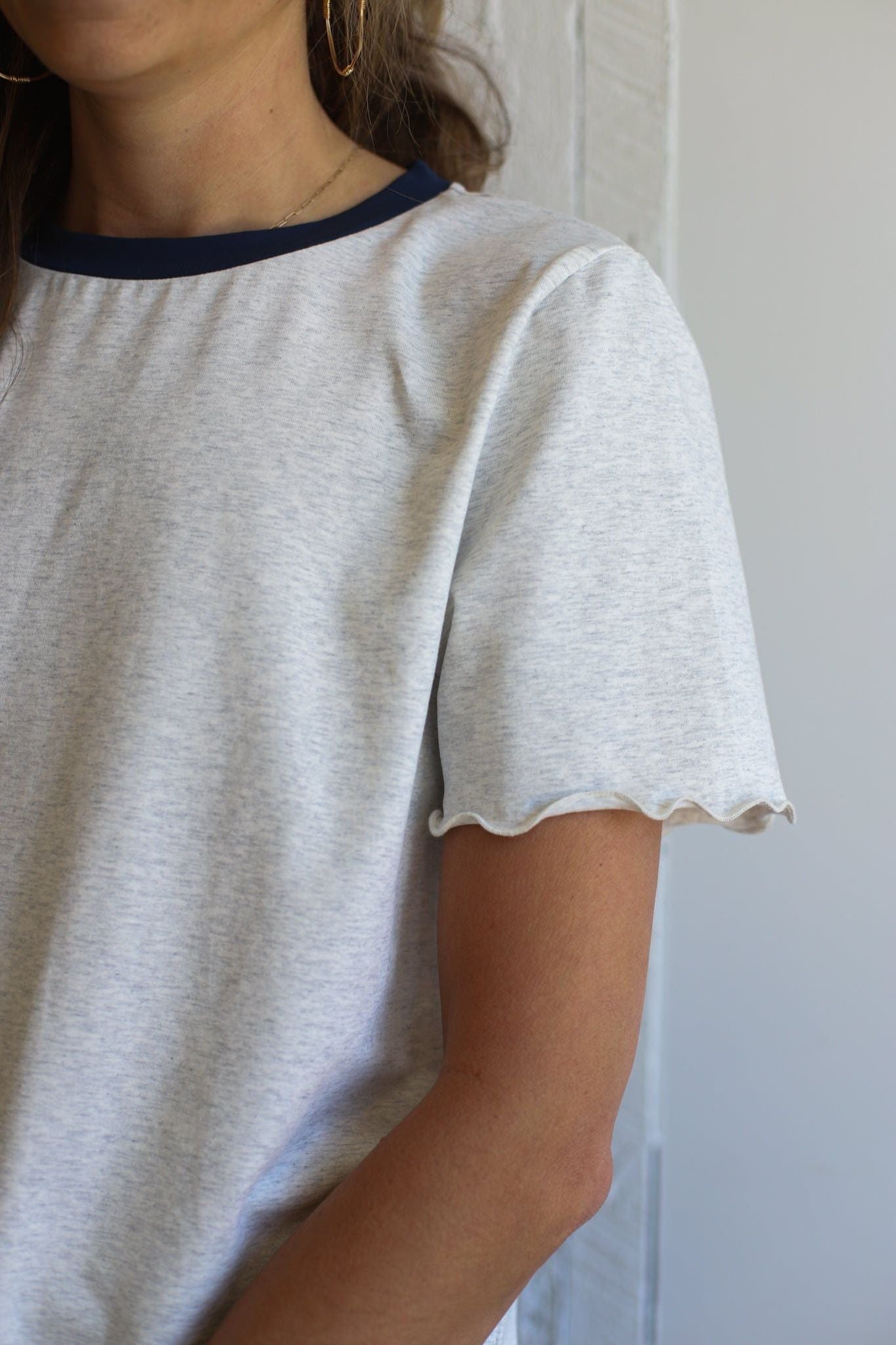 Loren Lettuce Hem Tee