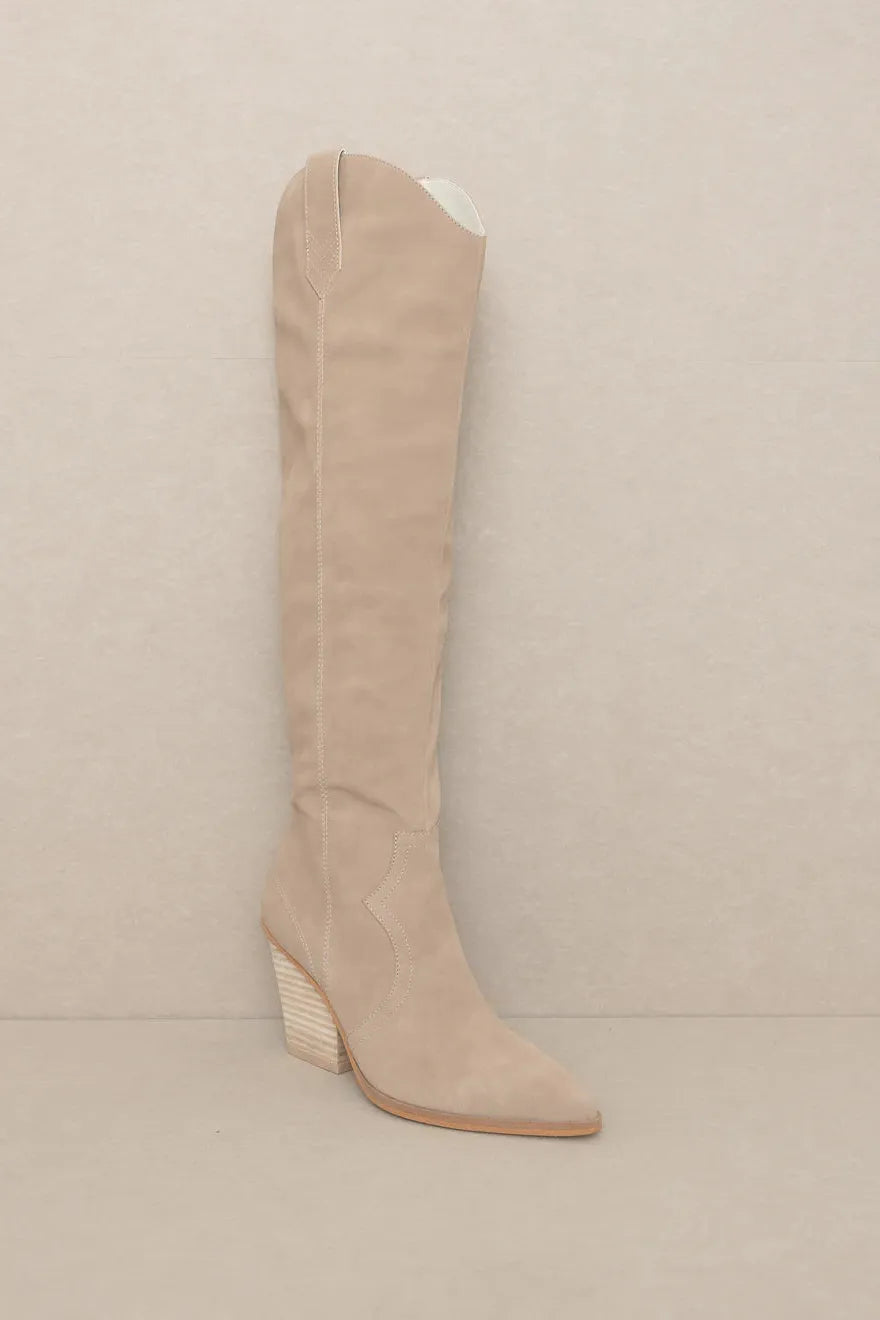 The Saipan Cedar Wood | High Knee Boot