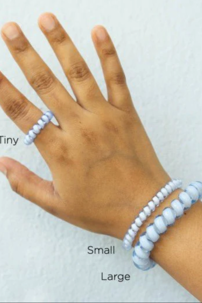 Jet Black Hair Ties- Tiny