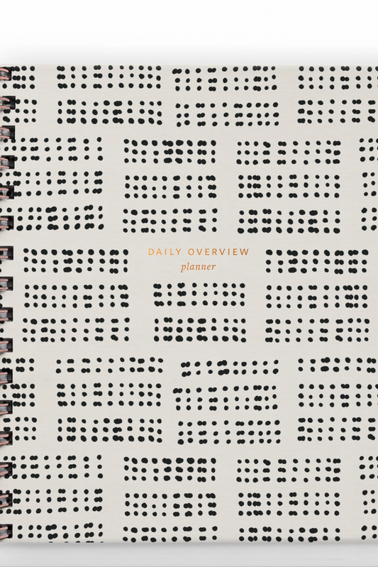 Daily Overview Planner - Dotty // Undated