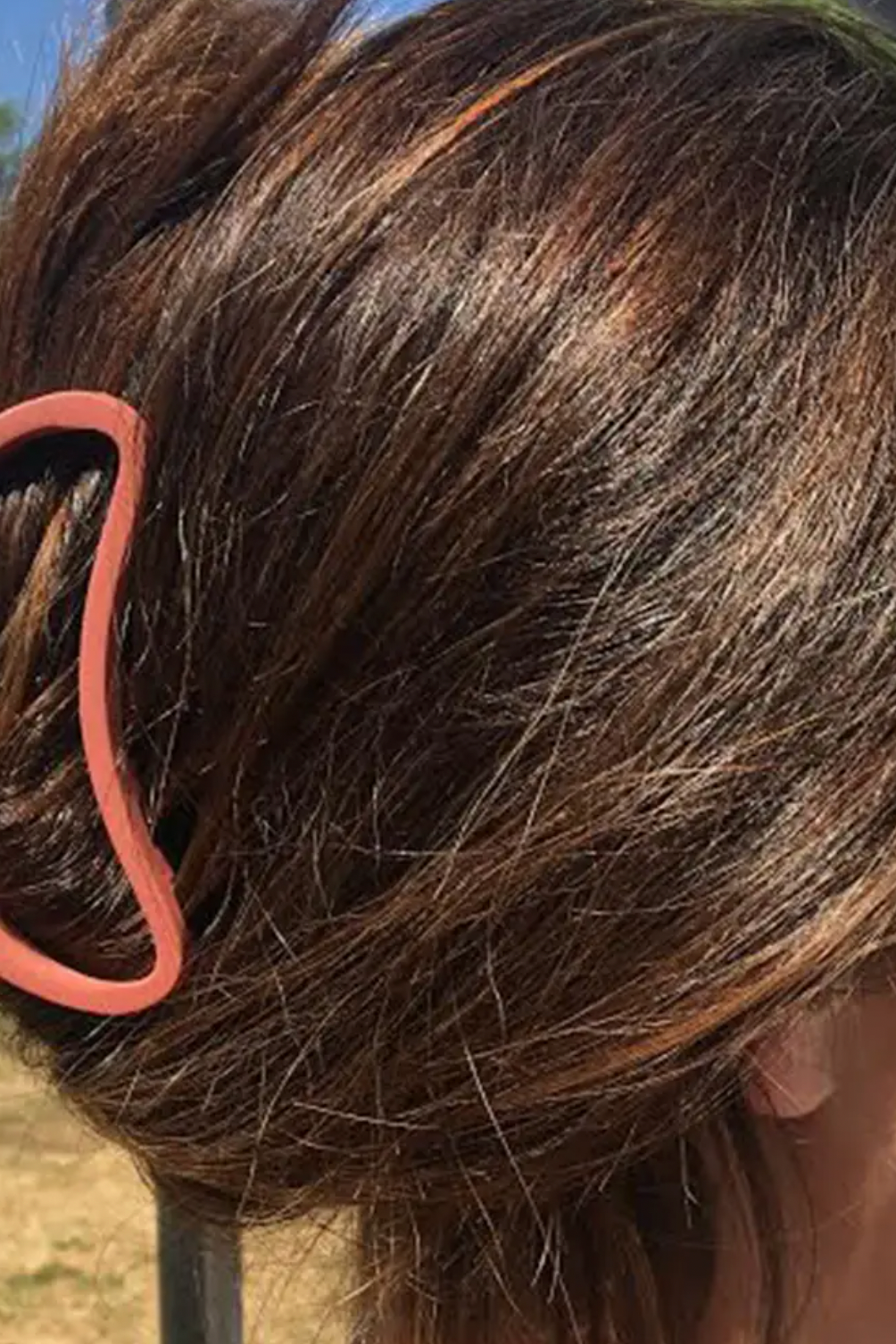 Bean Hair Claw Clip - Khaki