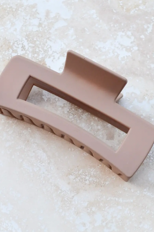 Beyond the Border Hair Clip-Mocha
