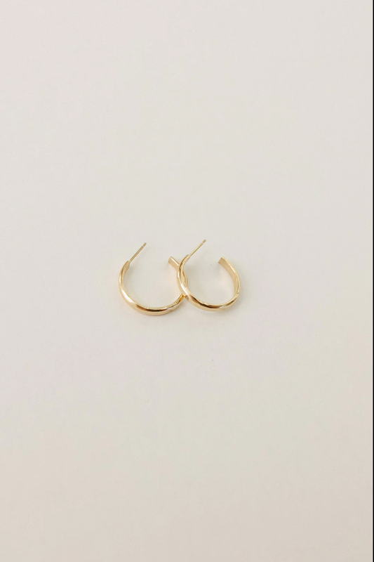 Our Spare Change Hammered Hoops