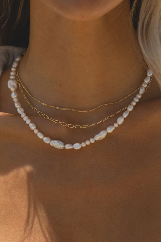 Our Spare Change Noa Pearl Necklace