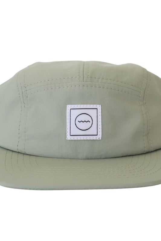 Waterproof Five-Panel Hat in Sea Foam: Size 1