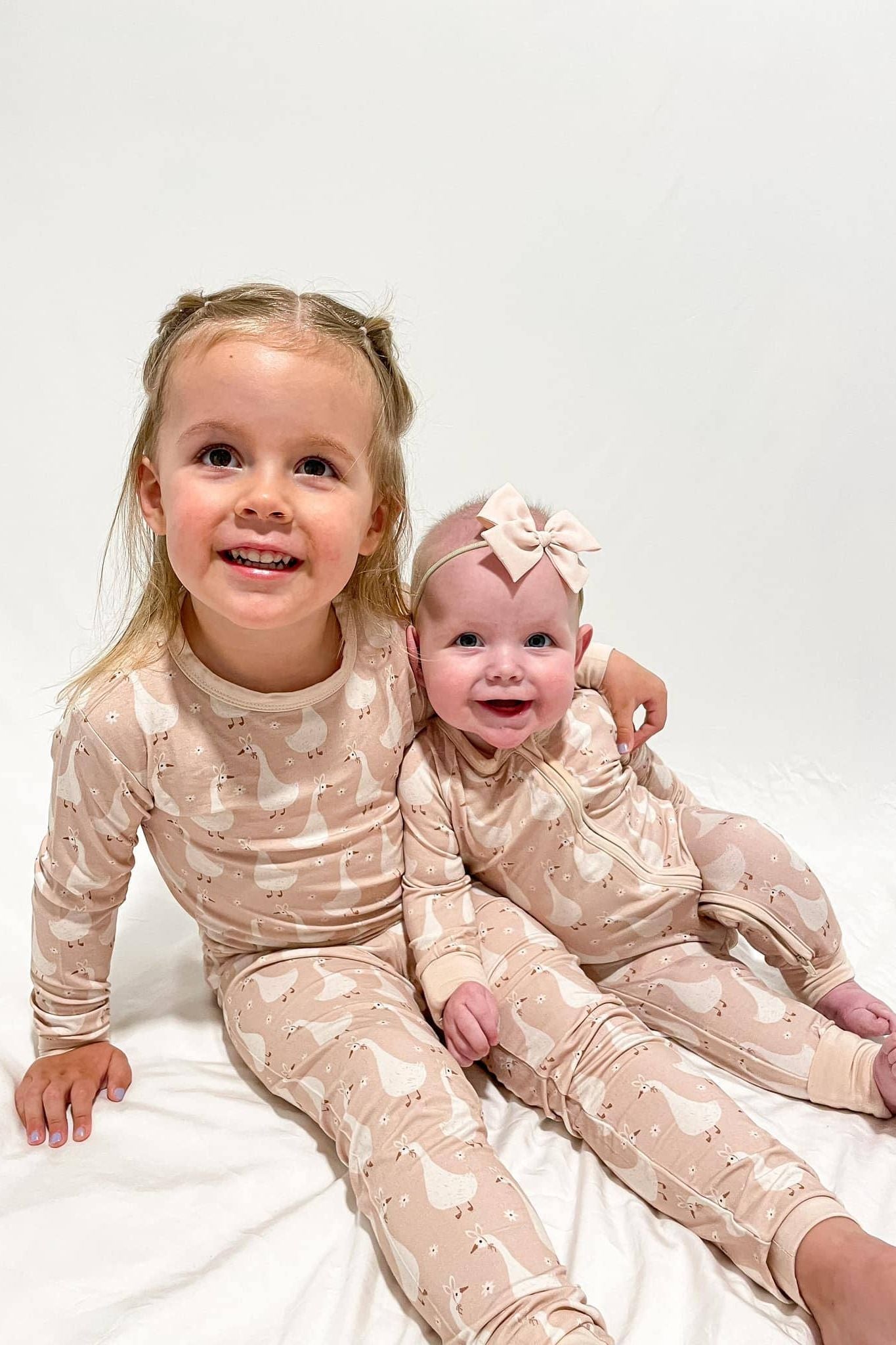 Silly Goose on the Loose Bamboo Zippy Romper