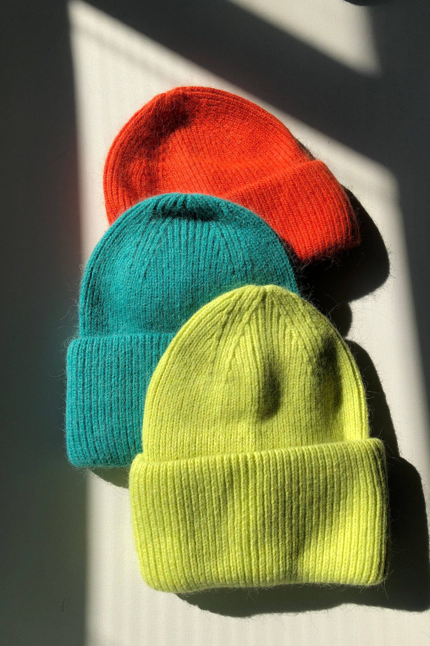 2024 ROYAL ANGORA WOOL BEANIE - crystal brights: Crystal red