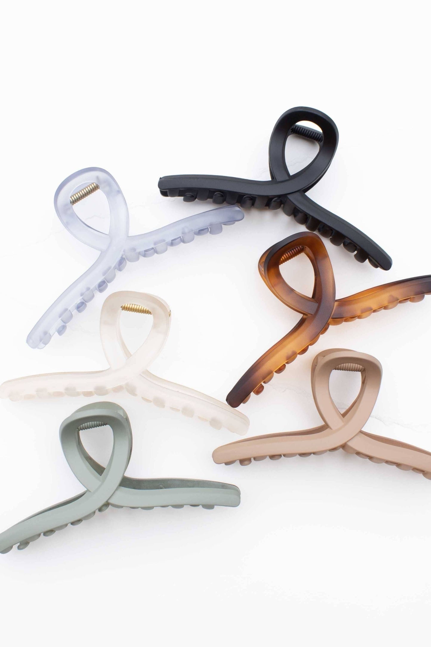 5 Inch Matte French Twist Hair Clip: Blush