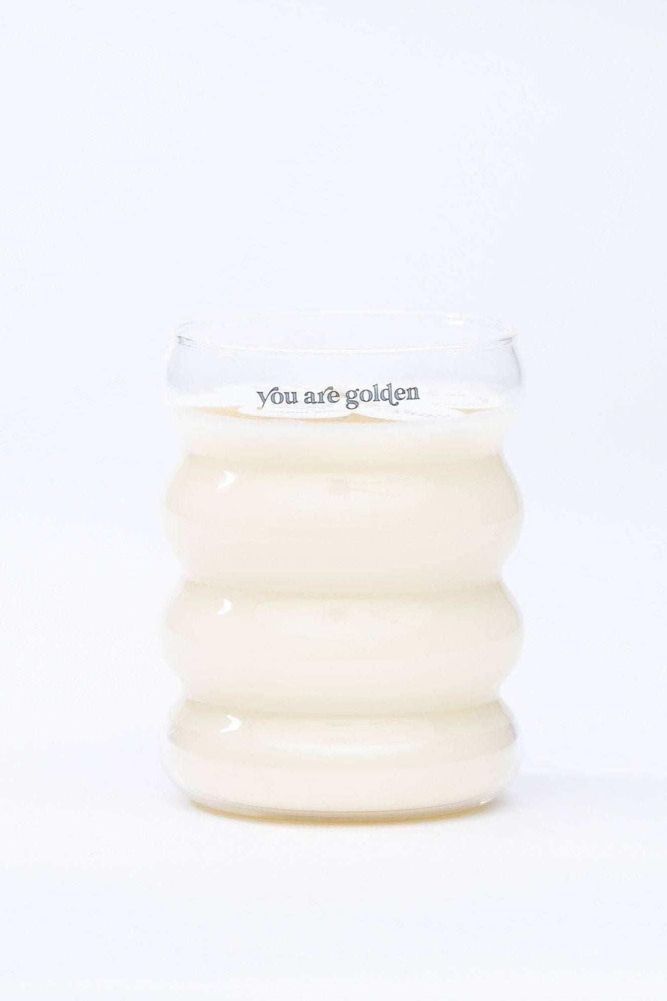 You are Golden Clear 9 oz Soy Candle