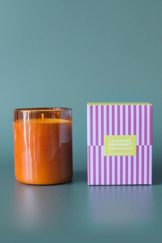 Lavender + Bergamot Essentials Candle | 8 oz.