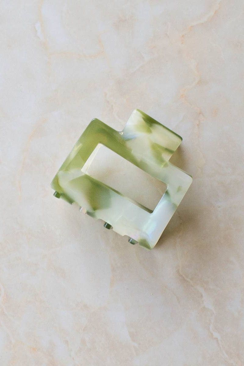 Eco Kylie Hair Clip: Coral Pink