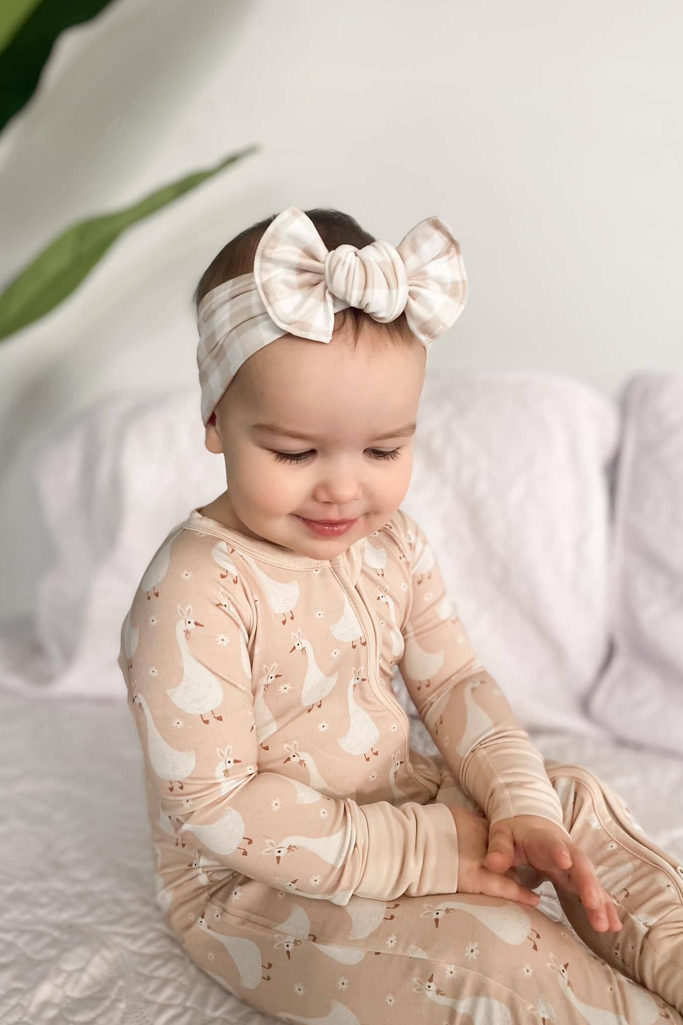 Silly Goose on the Loose Bamboo Zippy Romper