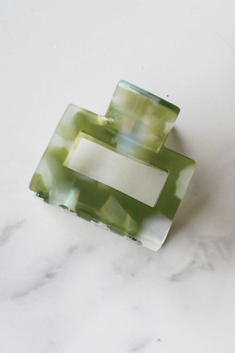 Eco Kylie Hair Clip: Lavender Pearl