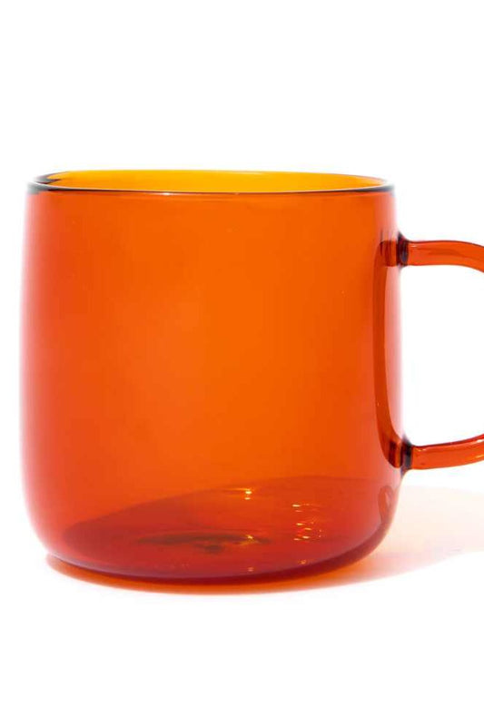 Colorful 12oz Borosilicate Glass Mug