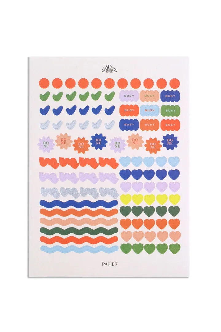 Planner Stickers Silver