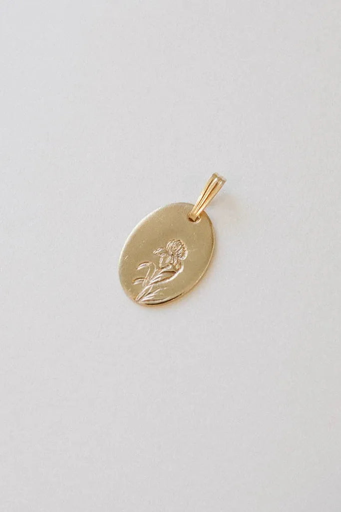 Our Spare Change Bloom Floral Necklace - Violet