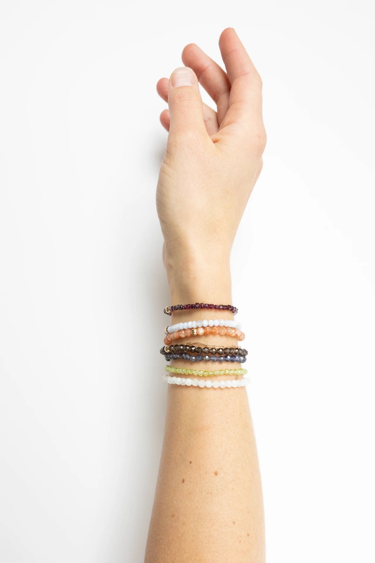 Blue Lolite Stretchy Bracelet