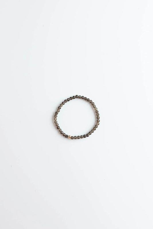 Smokey Quartz Stretchy Bracelet