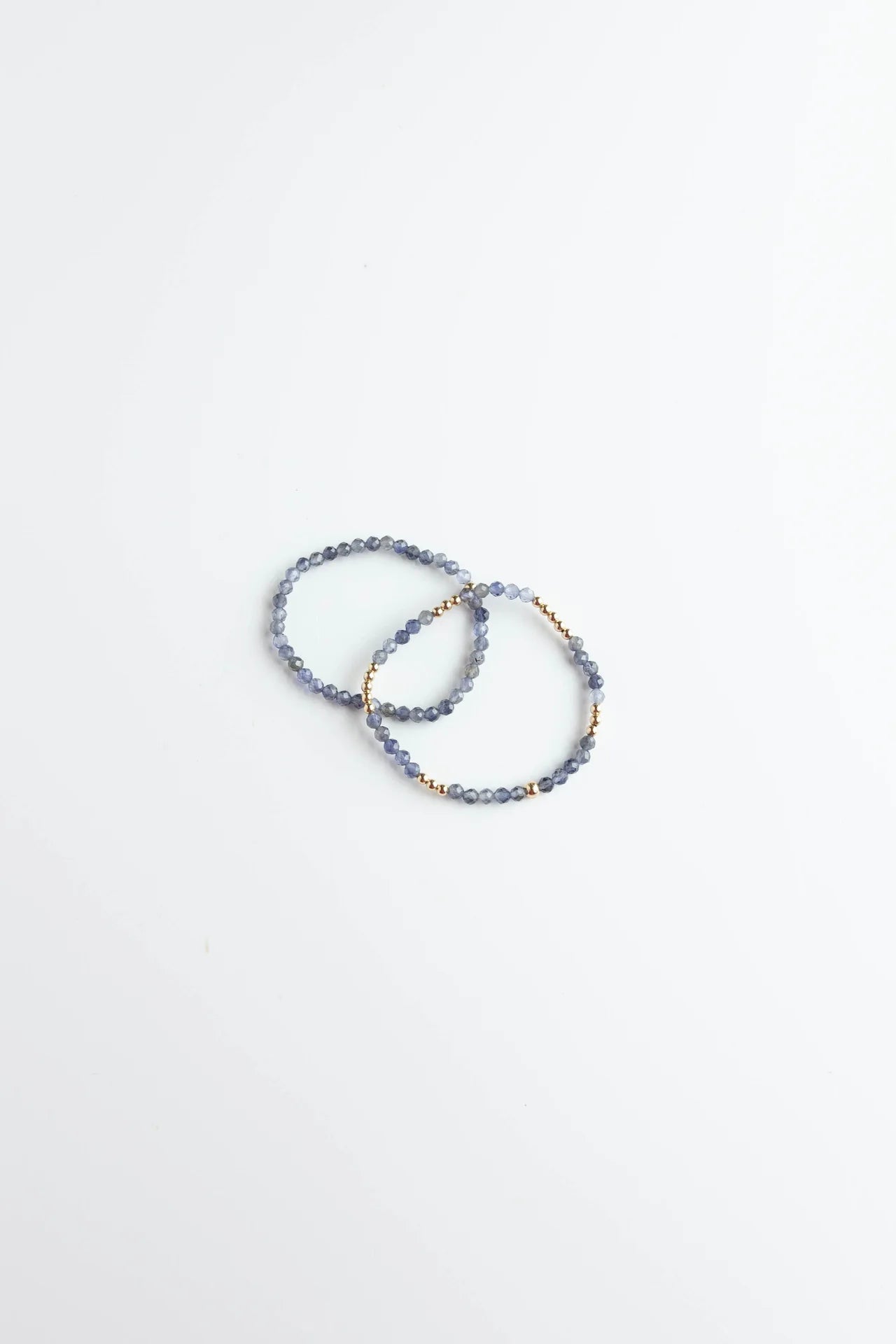 Blue Lolite Stretchy Bracelet