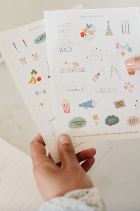 Ramona & Ruth Sticker Sheet