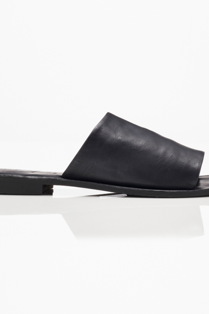 Free People Vicente Slide Sandals- Black