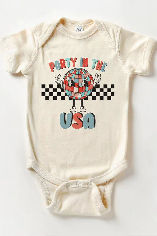 Party in the USA 4th of July Kids Infant Onesie